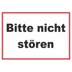Bitte nicht stören Schild A3 (297x420mm)