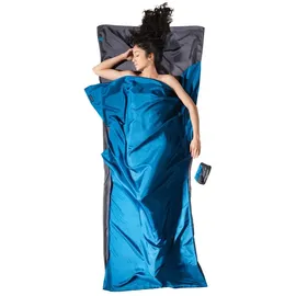 Cocoon Reiselaken Aus Seide - Rhino / Cornflower - 220 x 90 cm