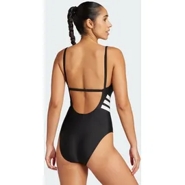 adidas 3-Streifen U-back Badeanzug Black / White 32    