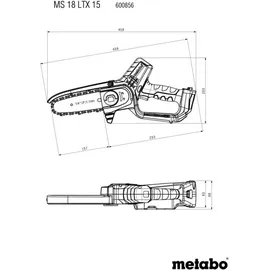 Metabo MS 18 LTX 15 ohne Akku