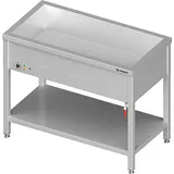 Stalgast Bain-Marie Standgerät mit einem Becken, für 2x GN1/760x600x850 mm