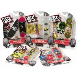 Spin Master Tech Deck Fingerboard - 1 Finger-Skateboard mit original Skateboard-Design - verschiedene Grafiken - coole Fingerboards für echte Skater ab 6 Jahr... - Bunt