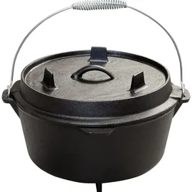 Bluecraft Dutch Oven 4,5 qt Gusseisen schwarz