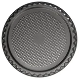 CHG Backform c, h, g Obstbodenform, EasyOven, ca. Ø 28x 3 cm, (1 Obstbodenform) schwarz|silberfarben