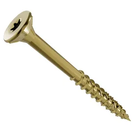 Sanundo Jet-Fast Spanplattenschrauben, TX20 4,0x60 gelb verzinkt 200 Stck/Paket