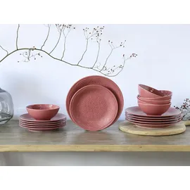 CreaTable Orient Mandala Tafelservice 18-tlg. rot