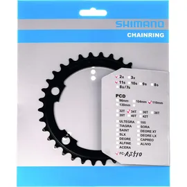 Shimano Kettenblatt FC-RS510 Schwarz 46 Zähne