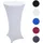 Mendler Stehtischhusse HWC-J30 Weiß Ø 60 cm