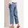 STREET ONE mid Waist Wide Leg Jeans mit Streifen Muster