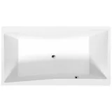 HAK QUEST Rechteckwanne 180x100x49cm, schwarz matt