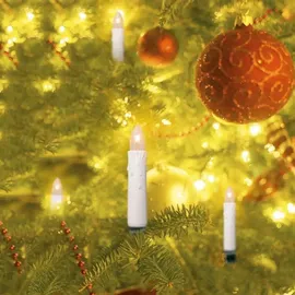 IDENA LED Lichterkette 30 LED warmweiß für Innen