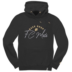 FC-Moto FCM-Sign Damen Hoodie, schwarz, Größe XS S