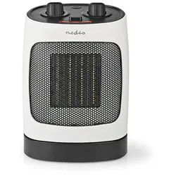 Nedis Keramik-PTC-Heizlüfter - 1000 / 2000 W - 2 Wärme Modes - Verstellbares Thermostat - automatisch drehbar - Überhitzungsschutz - Stolperschutz