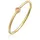 Elli Ring 375 Gelbgold in Pink | Gr.: 56