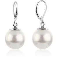 Nenalina Ohrhänger Klassisch Muschelkernperle 925 Silber