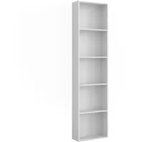 Vicco Seitenregal Elmo 50 x 20 x 200 cm Weiß