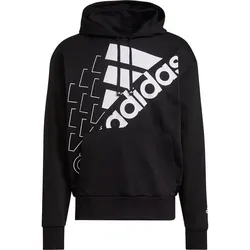 ADIDAS Essentials Logo Hoodie – Genderneutral, Schwarz/Weiß, M