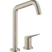 Hansgrohe Axor Citterio M 2-Loch 240 mit Schwenkauslauf Brushed Nickel