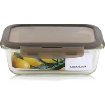 Lock & Lock LocknLock Frischhaltedose LLG422G, aus Glas, 0,38 Liter, transparent, luftdicht