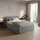 home collective Polsterbett 120 x 200 cm Grau