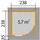 Weka Fides 1 2,80 x 2,80 m anthrazit