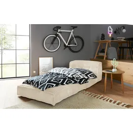 INOSIGN »Pia« Loungesessel aus Cord, in 2 Größen, Pouf-Funktion. beige