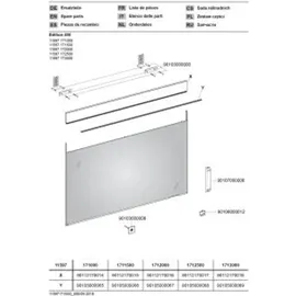 Keuco Edition 400 Lichtspiegel mit 1 Lichtfarbe, 710 x 650 x 33 mm, 11597171500