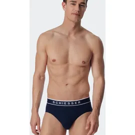 SCHIESSER 95/5 Shorts dunkelblau XL 3er Pack