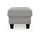 sit&more Stauraumhocker Belluci 58 x 48 x 58 cm Silber