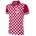 Retro Fußballtrikot 1990 Rot/Weiß Herren XXL