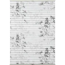 GARDINIA Plissee Bella 70 x 130 cm Blätter/weiß