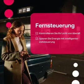 Innr Zigbee E27 LED, funktioniert mit Philips Hue*, smart Filament Lampe warmweiß, 550lm, 2-er Pack