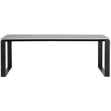 Schou Martinus Gartentisch 210 x 100 x 0 cm Schwarz/Grau
