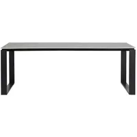 Schou Martinus Gartentisch 210 x 100 x 0 cm Schwarz/Grau