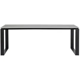 Schou Martinus Gartentisch 210 x 100 x 0 cm Schwarz/Grau