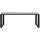 Schou Martinus Gartentisch 210 x 100 x 0 cm Schwarz/Grau
