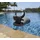 Westmann Sitzsack Schwimmtier Stier Pool Buddy Schwarz