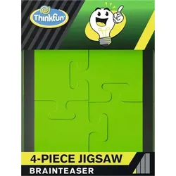 THINKFUN 76387 A -Ha! 4-Teile Puzzle - Brainteaser mit nur 4 Puzzleteilen