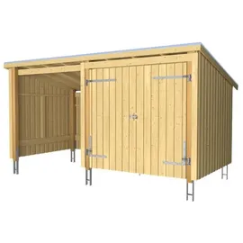 Plus Nordic Multi Gartenhaus 4,16 x 2,08 m Beige