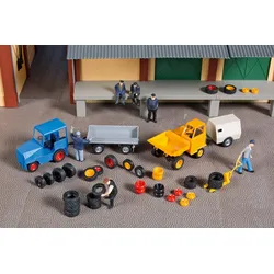 Reifen und Felgen Modell von Auhagen 1:87
