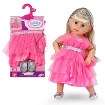 BABY BORN Prinzessinnen-Set Puppenkleid Pink (43 cm)