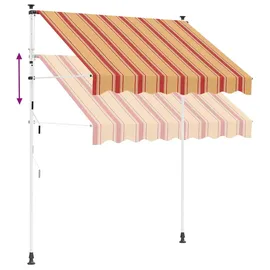vidaXL Markise 150 x 115 x 300 cm mehrfarbig