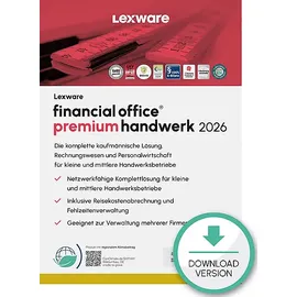 Lexware Financial Office Premium Handwerk 2026 ESD DE Win