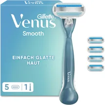 Gillette Venus Smooth Rasierer + 5 Klingen