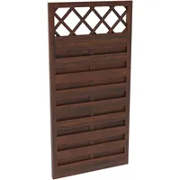 Andrewex Sichtschutzzaun Element Country 180 x 90 cm braun