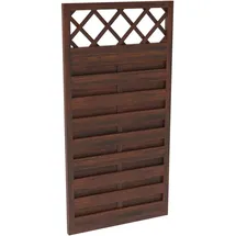 Andrewex Sichtschutzzaun Element Country 180 x 90 cm braun