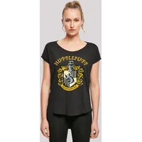 F4NT4STIC Long Cut T-Shirt Harry Potter Hufflepuff Crest in