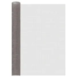 vidaXL Mesh Bildschirm 100 x 500 cm Edelstahl Silber