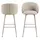 Actona Barhocker Eleanor 54 x 105 x 52 cm Beige/Grau