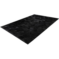 Padiro »Lavin 325 Lederteppich«, rechteckig, 100 % Rindslederfell, Unikat, schwarz